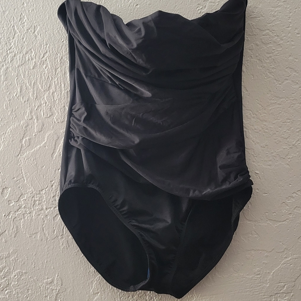 Miraclesuit Strapless One Piece Size 16